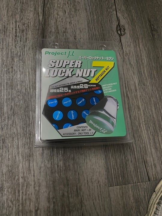 Project MU blue lug nuts JDM 12x1.25 brand new