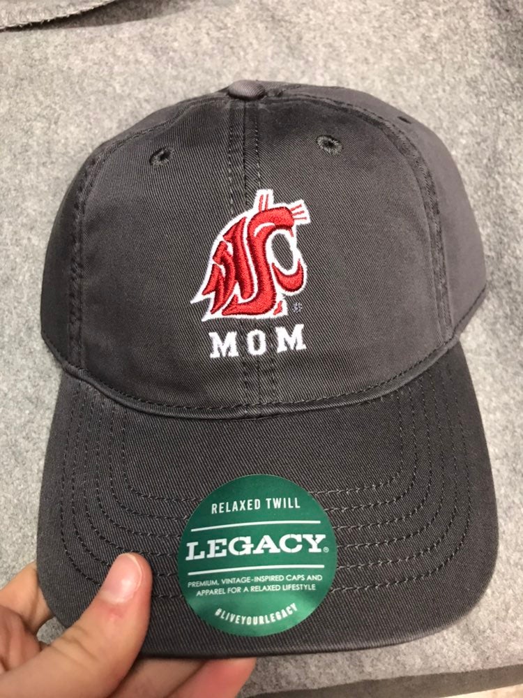 NWT Grey WSU Mom Hat