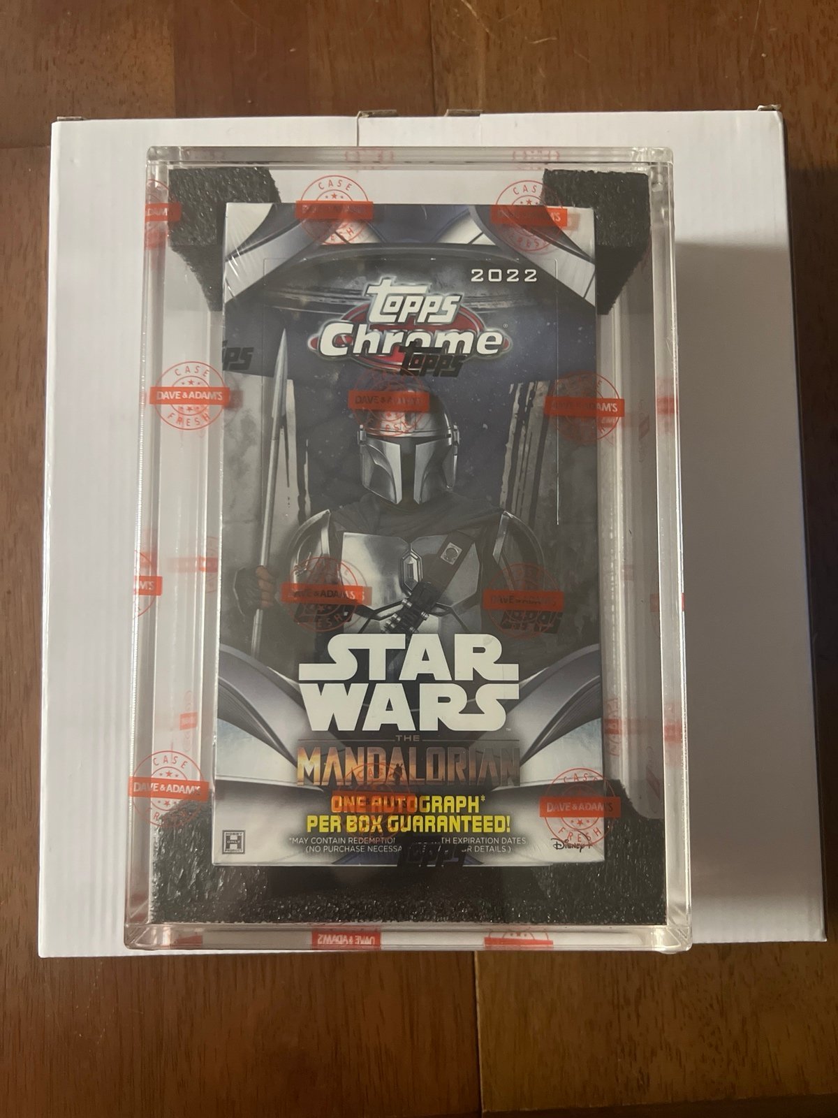 2022 Topps Chrome Star Wars The Mandalorian Case Fresh sealed