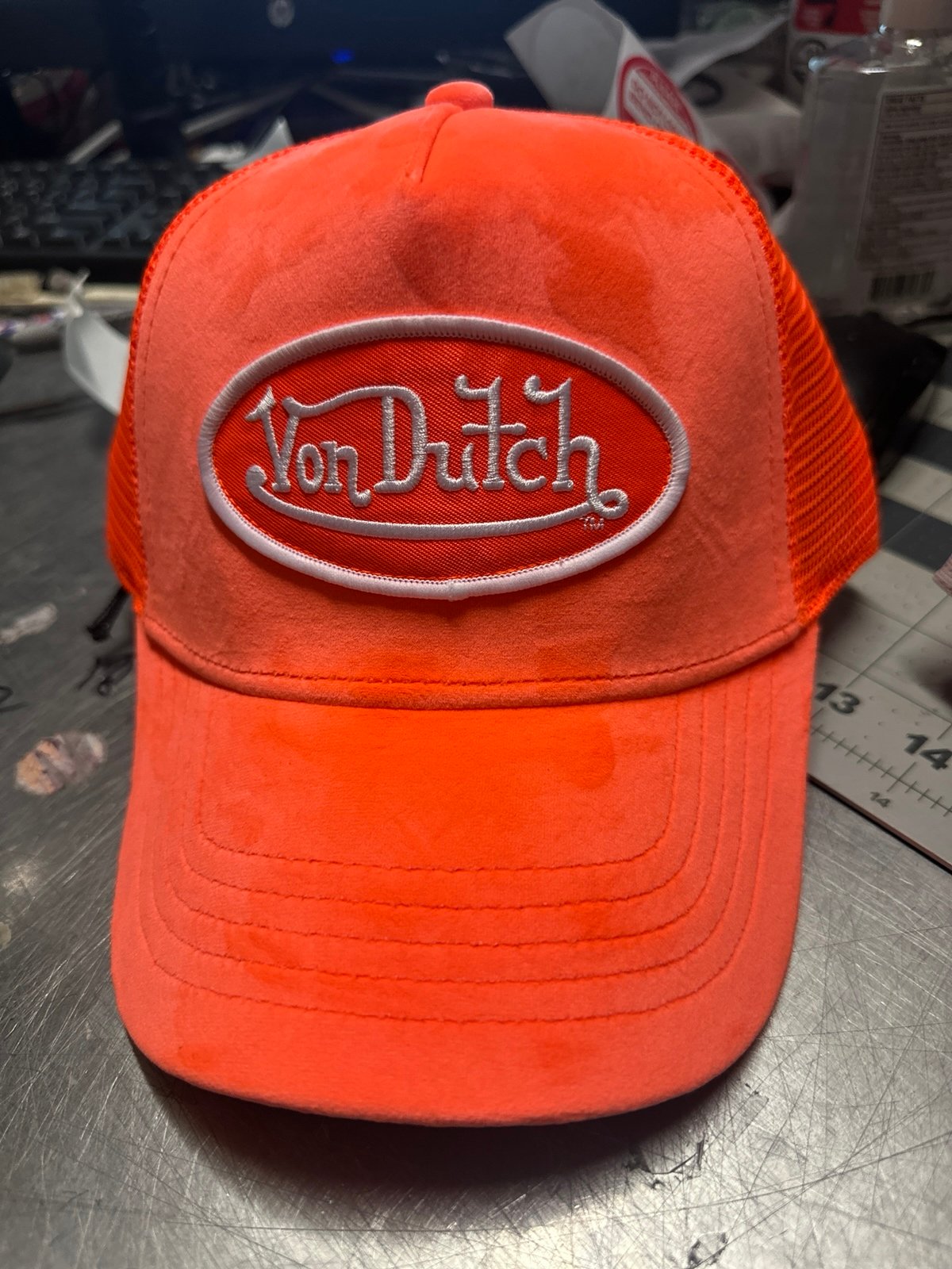 Von Dutch orange. Summer hat