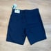 Cubavera Linen Blend Stretch Flat Front 9” Shorts in Dress Blues, Men’s 34