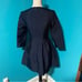 Blaque Label S Navy Blue Audrey 3/4 Sleeve Fit And Flare Mini Dress