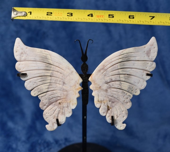 Pink Amethyst Butterfly Wings