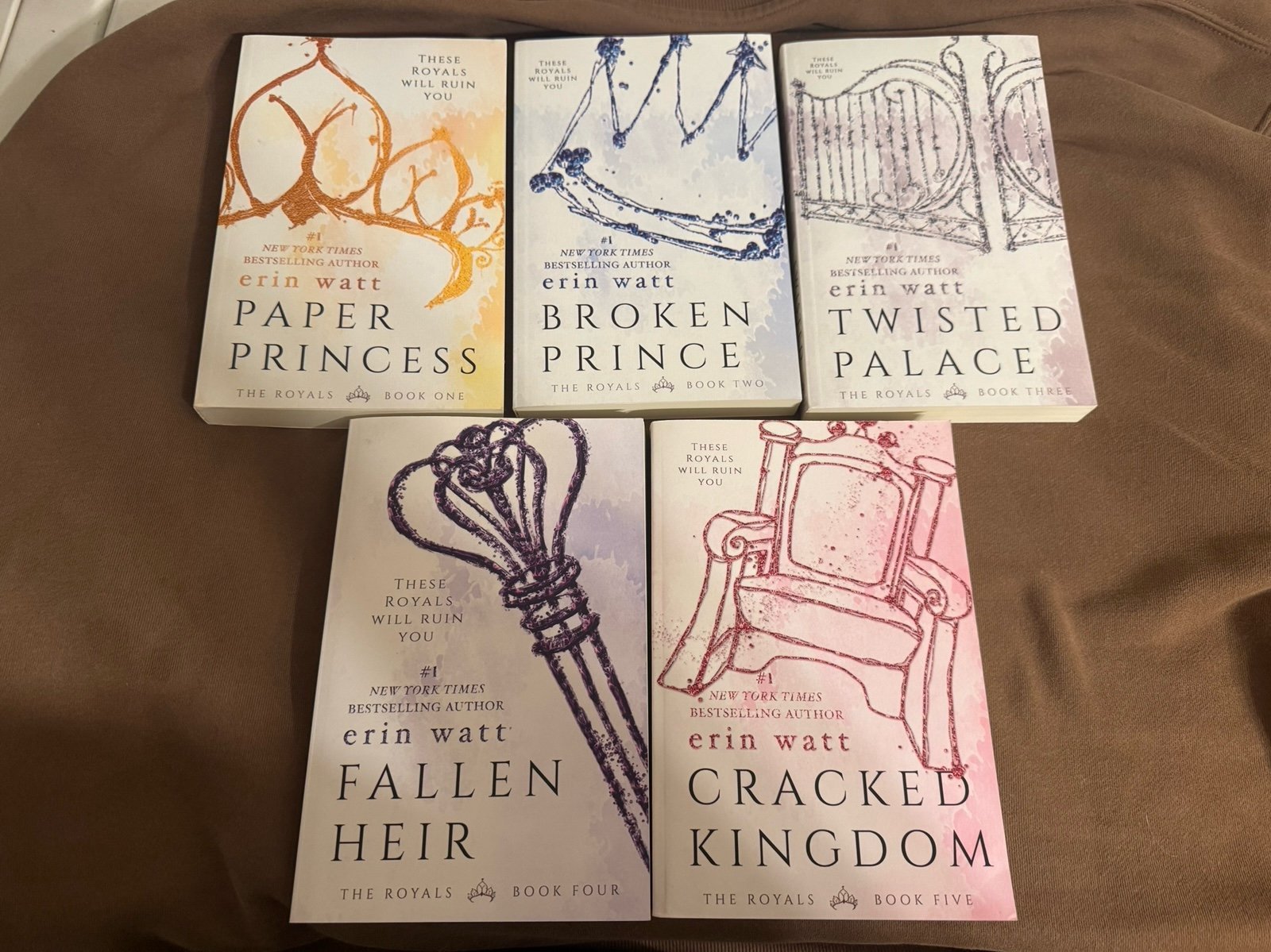 Paper Princess (The Royals Series ALL SIGNED) by Erin Watt