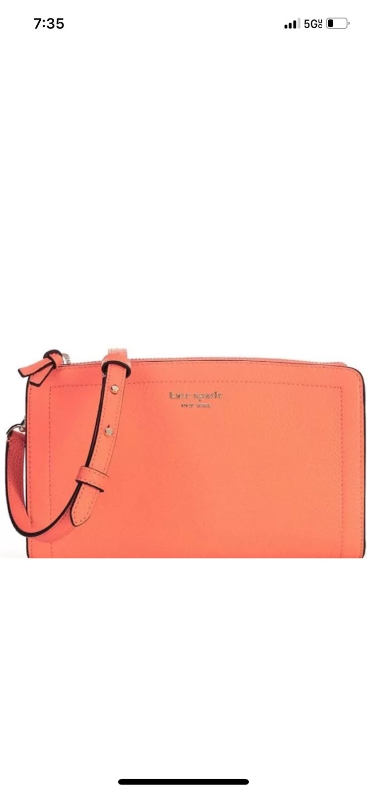 kate spade new york, the Knott Pebbled Leather Small Crossbody Bag features:
