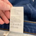L'Agence Jeans 26 Angelique Studded High Rise Slim Raw Hem Dark Wash Stretch