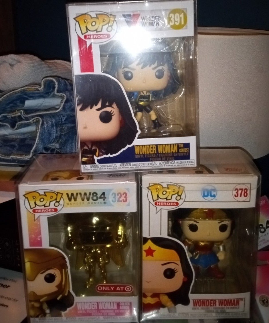 POP HEROES ワンダーウーマン 3体セット Bundle Funko pops wonder woman (lot of (3)