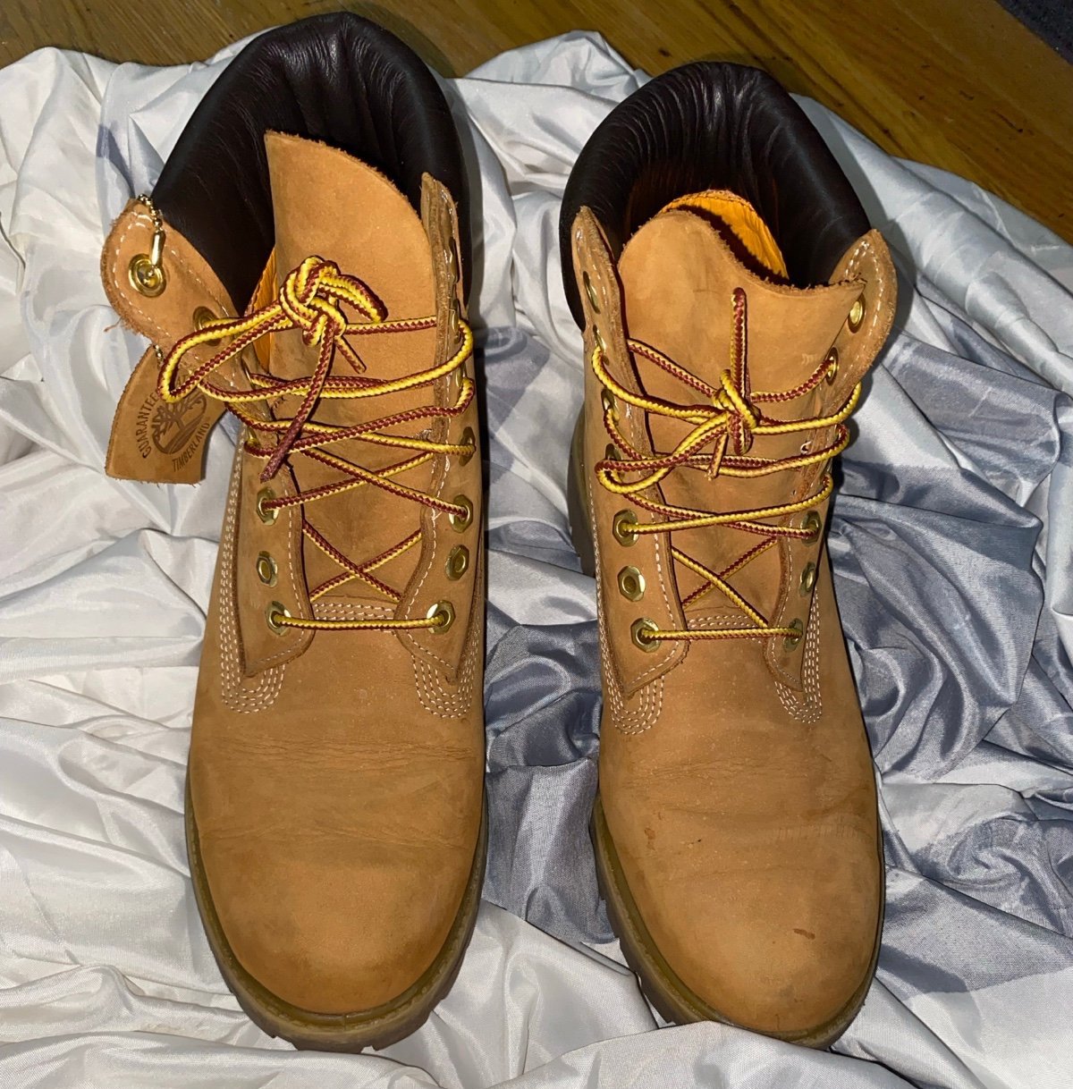 Timberland Classic Construction Waterproof Wheat Nubuck - Men size 7.5 Used
