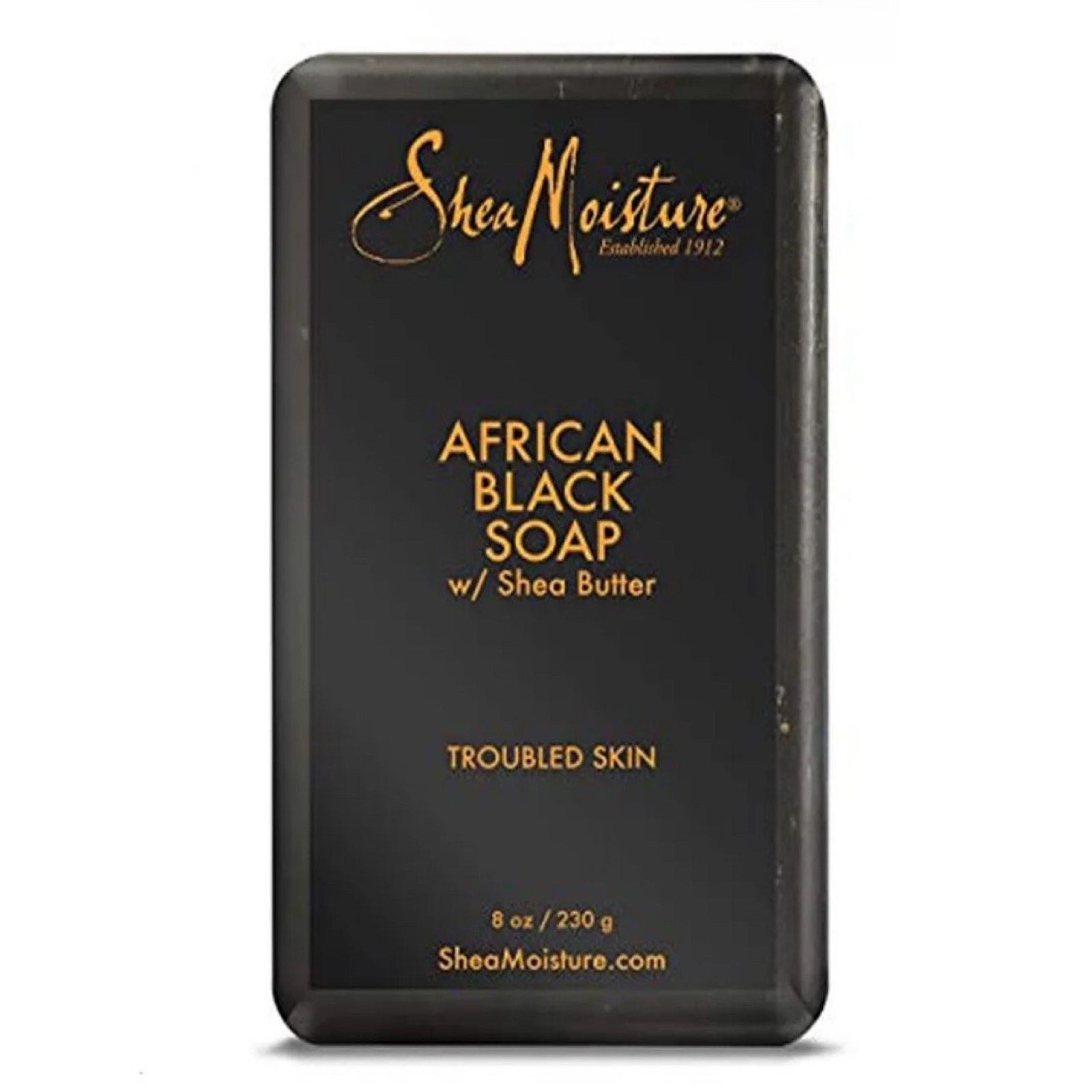 New Shea Moisture African Black Soap Bar, 3.5 Oz
