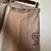 Vintage Mexican Leather Skirt Wrap Around Flowers