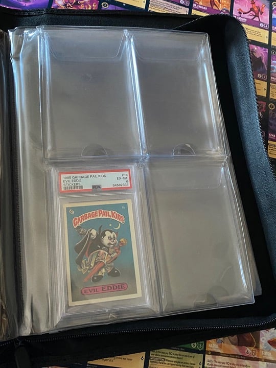 Graded Card Binder, 40 PSA Slab Holder, 4 Pocket Graded Card Storage, Slab Holde