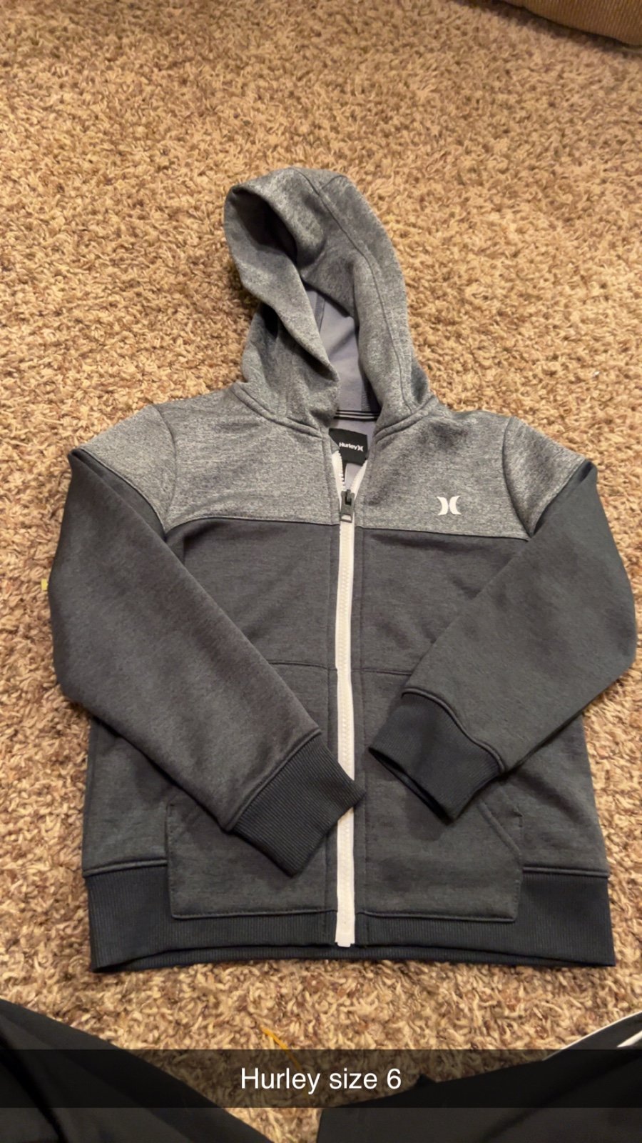 Hurley boys size 6 jacket