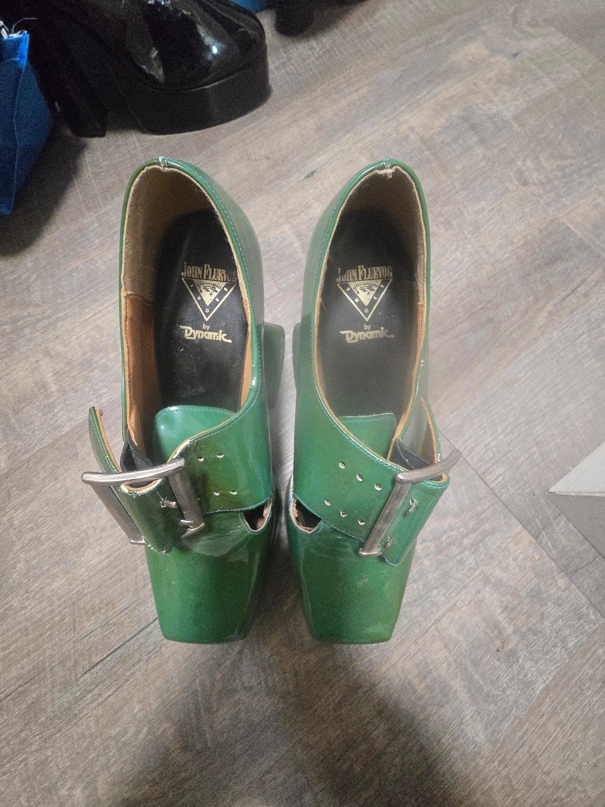 John Fluevog Munster, green size 8