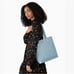 Kate spade tote glitter blue tinsel bag