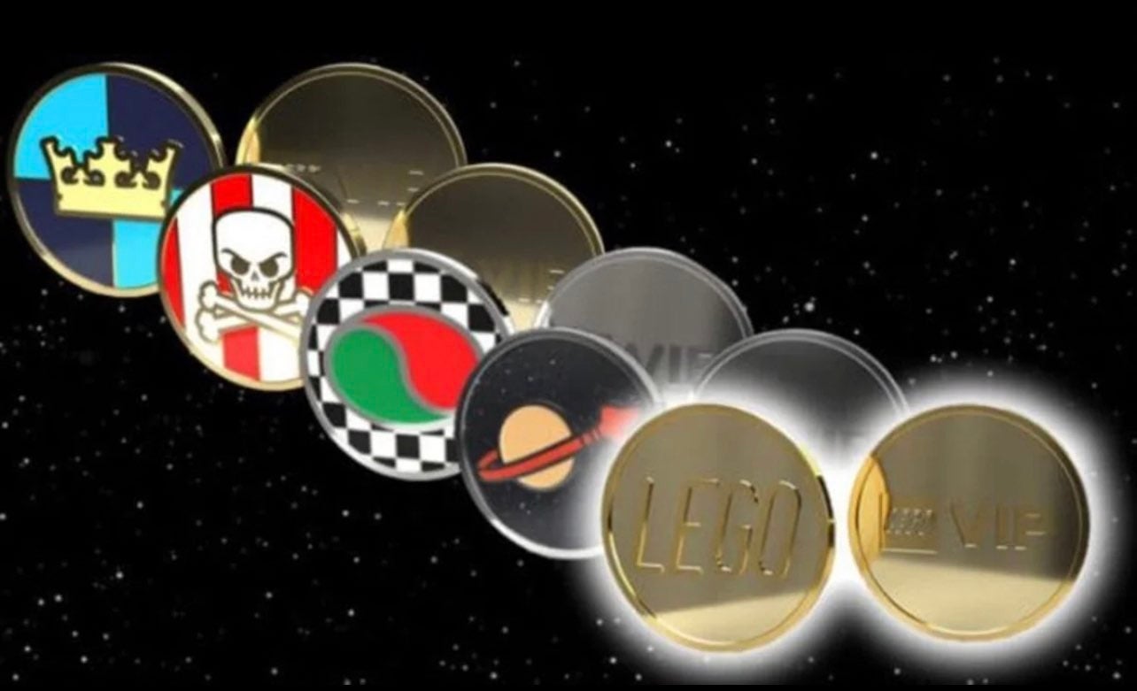 Lego VIP Coin Complete Set