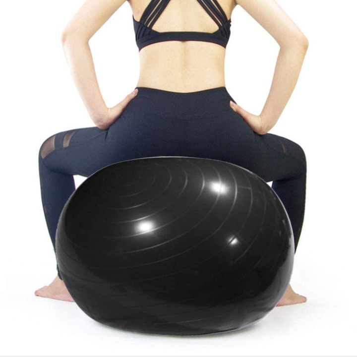 Thickened yoga ball black
