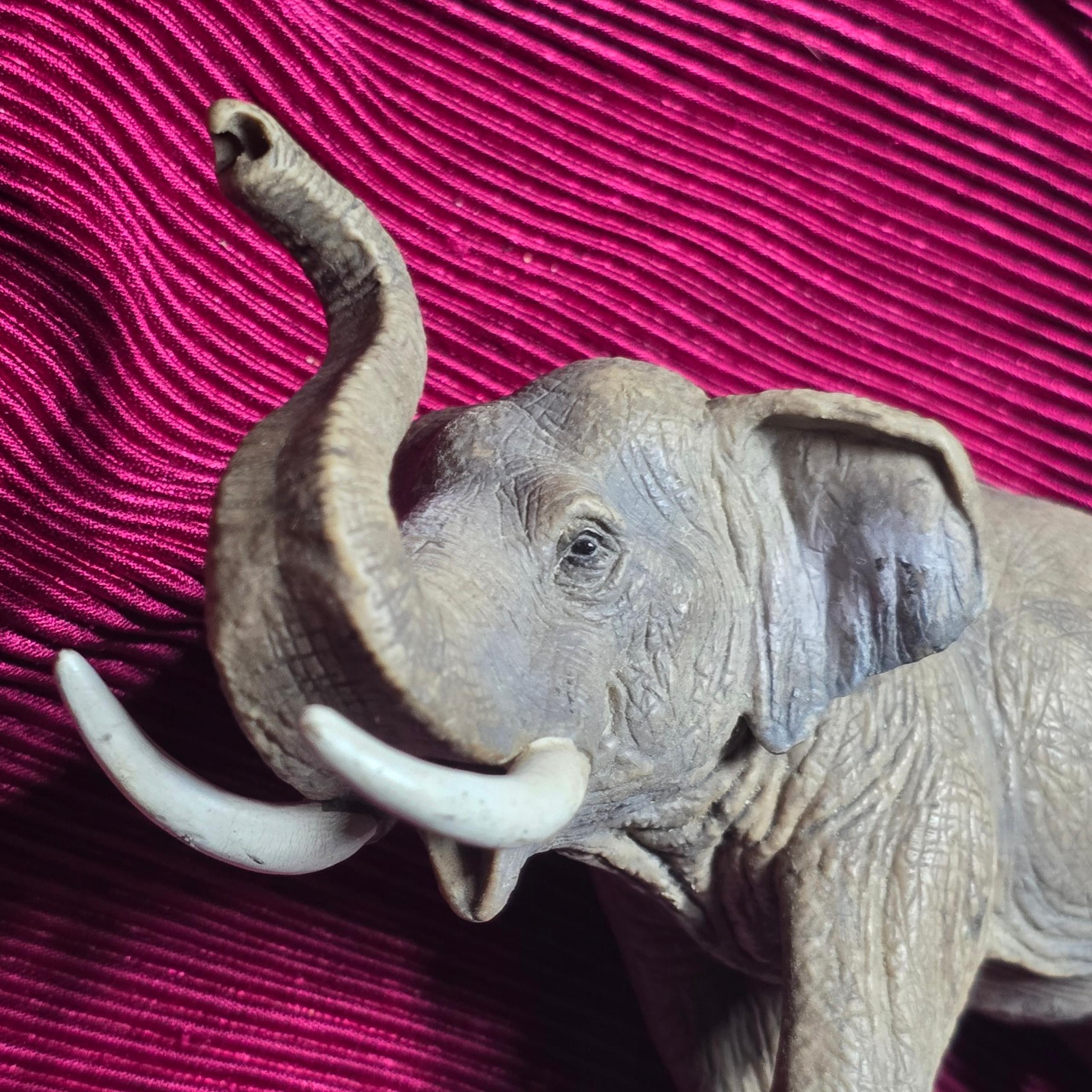 Schleich Large Elephant Animal Action Figure Toy