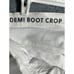 Re-Imagined by J.Crew 10 Billie Demi Boot Crop Womens Jeans in White (35)