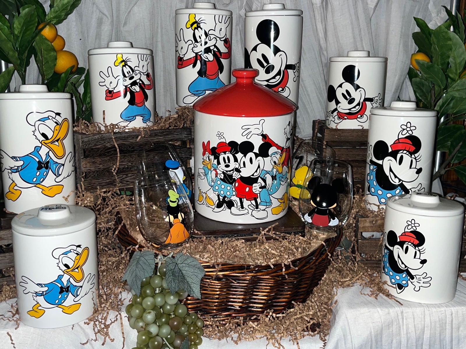 DISNEY Mickey and Friends Canisters
