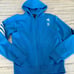 Men's Adidas X Peloton Blue Full Zip Track Jacket Hoodie Size S
