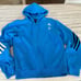 Men's Adidas X Peloton Blue Full Zip Track Jacket Hoodie Size S