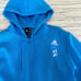 Men's Adidas X Peloton Blue Full Zip Track Jacket Hoodie Size S