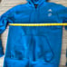 Men's Adidas X Peloton Blue Full Zip Track Jacket Hoodie Size S