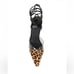 Jeffrey Campbell Medici Sandal in Black Patent & Silver NWOB
