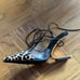 Jeffrey Campbell Medici Sandal in Black Patent & Silver NWOB