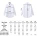 Men's Dress Shirt Regular Fit Soild Business Formal Long Sleeve Button Up Stretc
