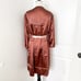 Huda Naughty/Nice Reversible Satin Robe