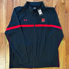 Maryland Terrapins Under Armour Windbreaker Jacket Size 2XL NEW