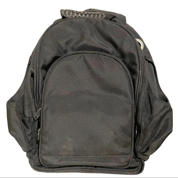 Pottery Barn Kids Black Diaper Bag Backpack Mom Kids Travel