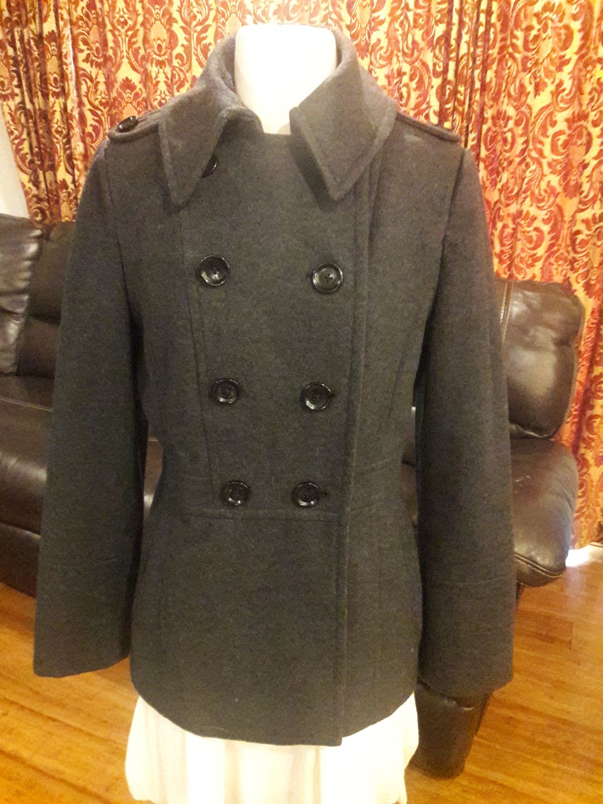 Michael Kors Small Gray Double Breasted