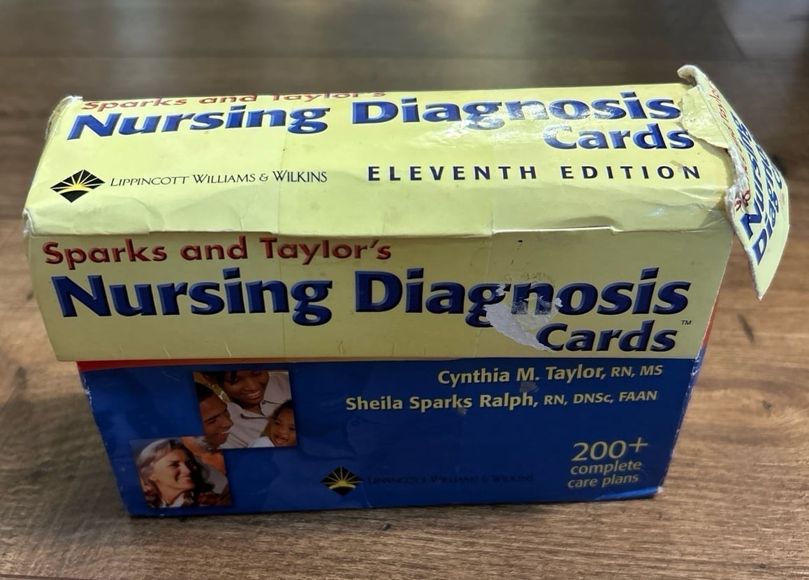 Sparks and Taylor’s Nursing Diagnosis Cards Eleventh Edition Complete Set