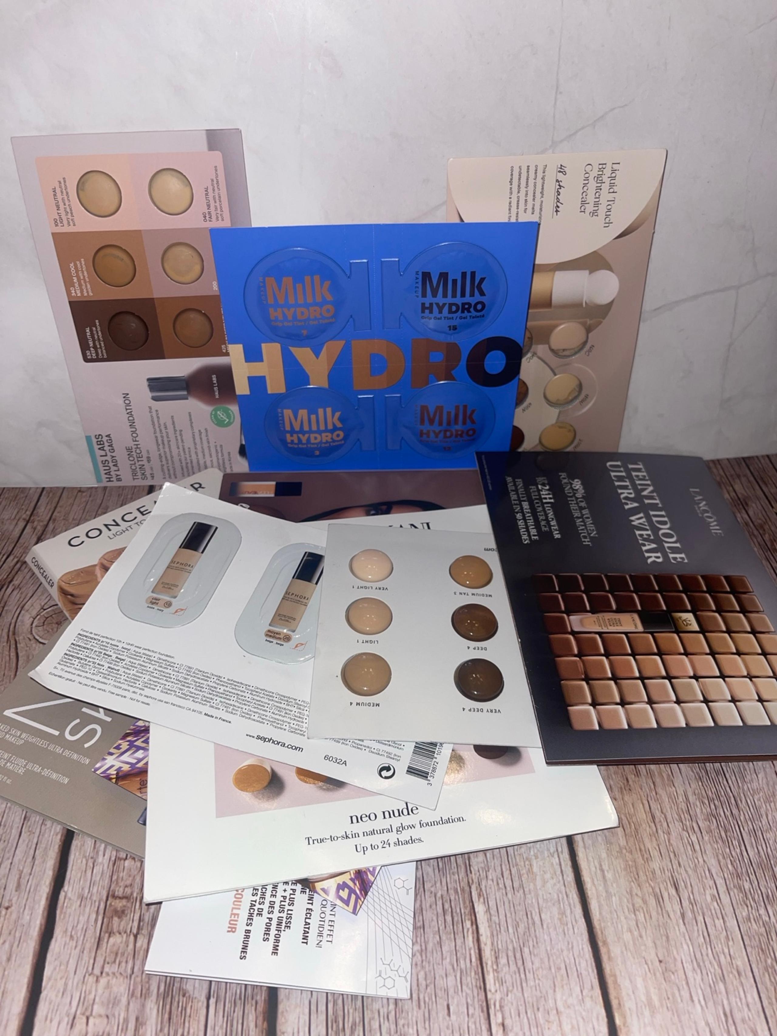 Foundation and concealer sampler bundle