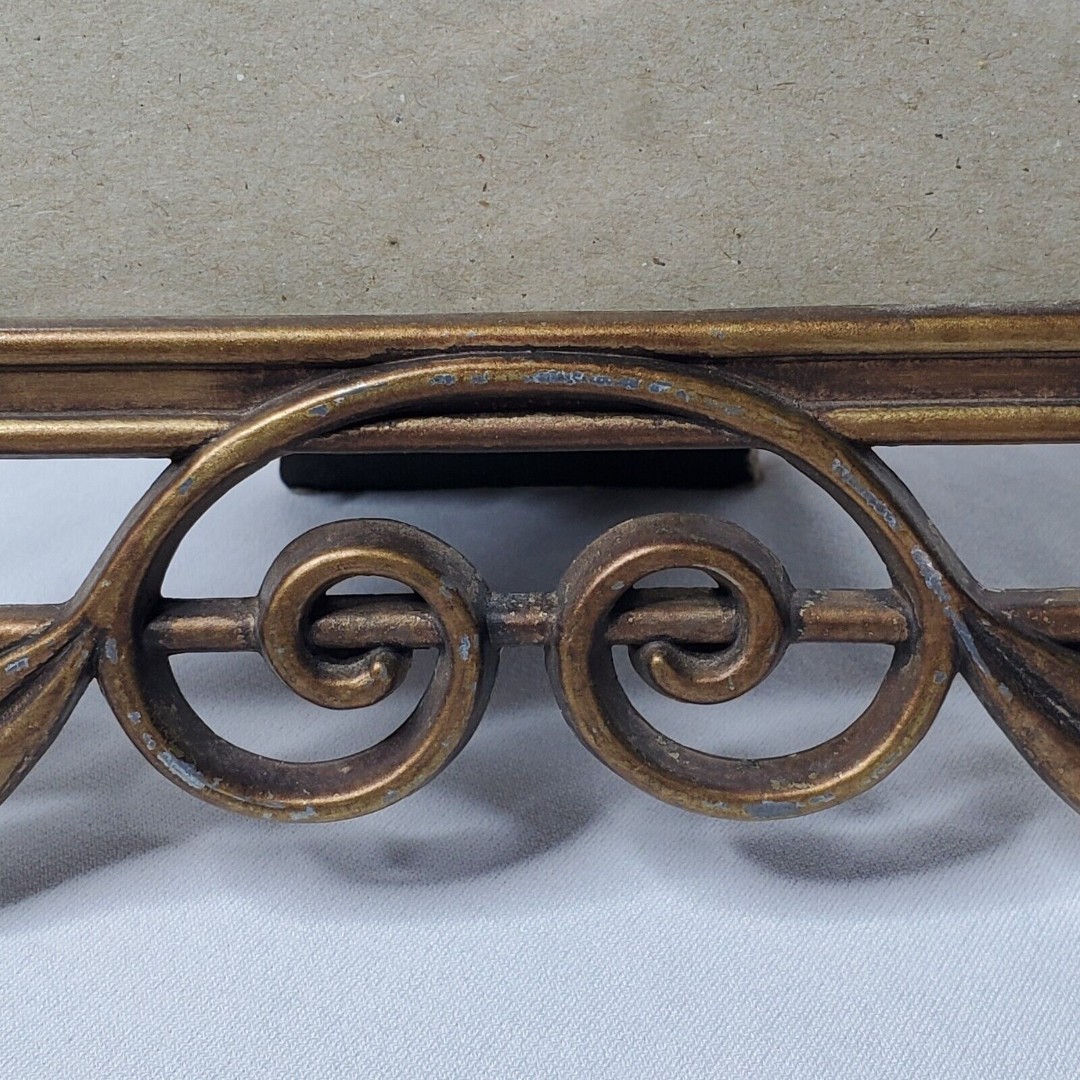 Vintage Terragrafics 1996 Nouveau Style Distressed Brass