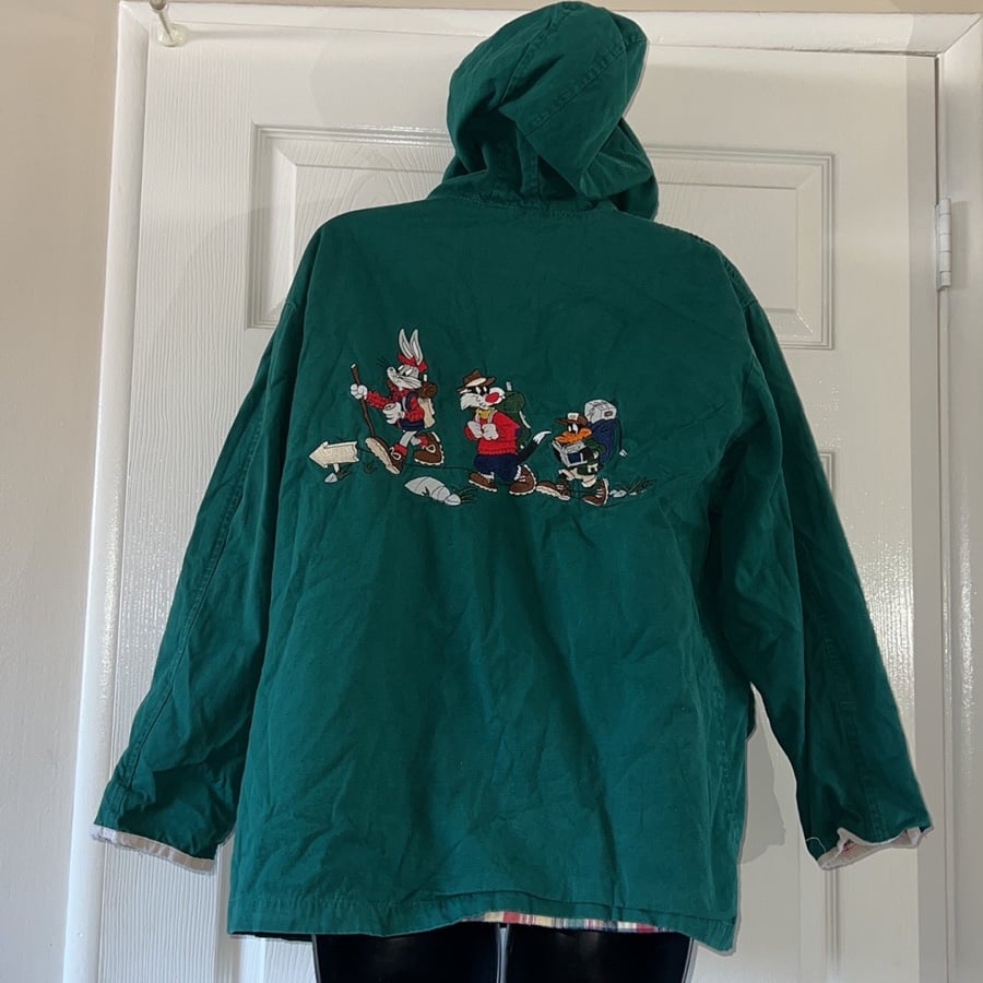 Vintage 1963 Acme Clothing Brand Looney Tunes Camping Jacket Youth XL