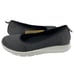 New Spenco Jersey Black Daily Stretch Flat Slip-On - Women Size 8 B