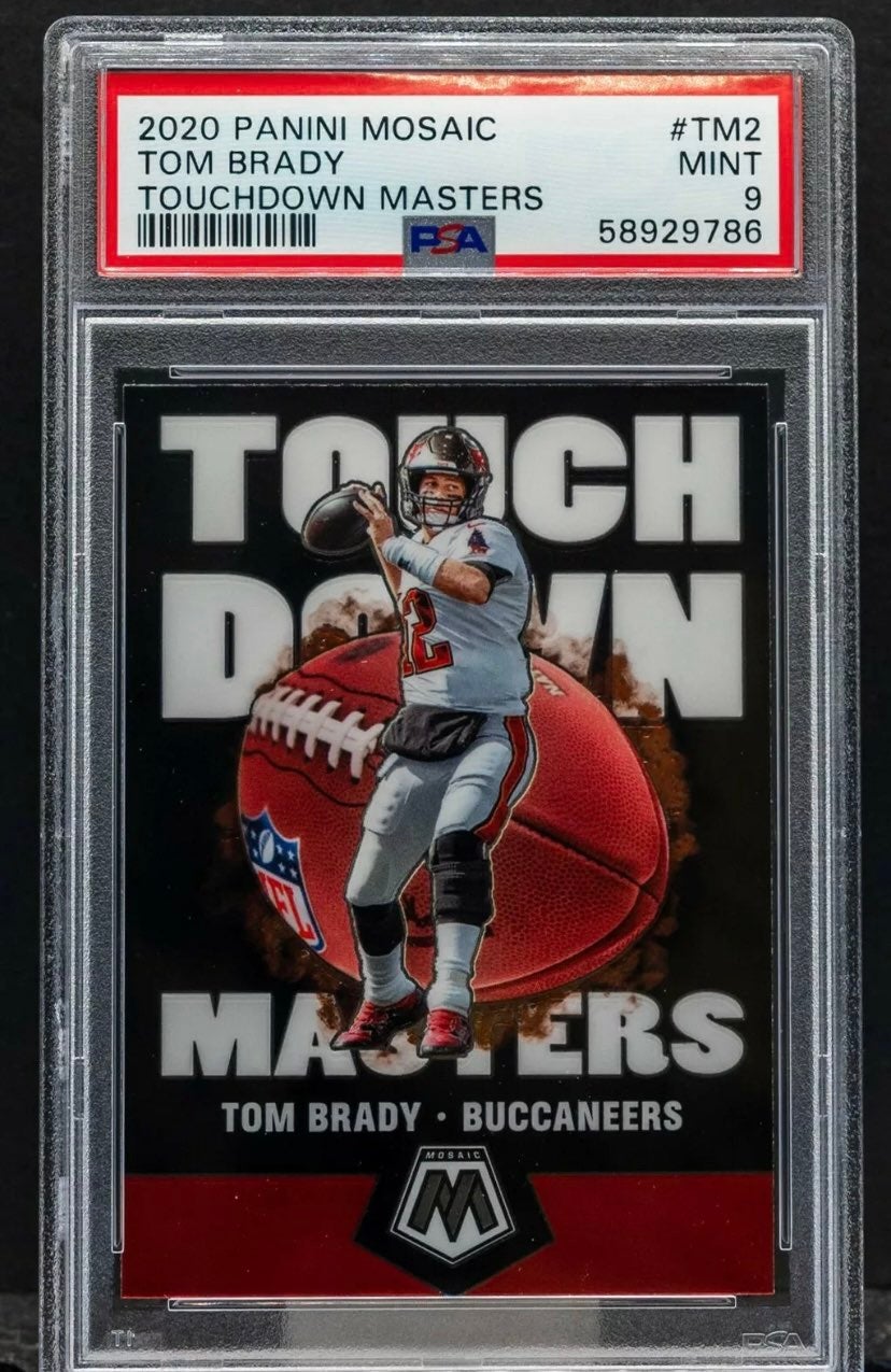 Tom Brady Touchdown Masters 2020 Mosaic PSA 9
