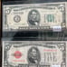 1928 5 notes different color seals