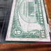 1928 5 notes different color seals
