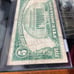 1928 5 notes different color seals