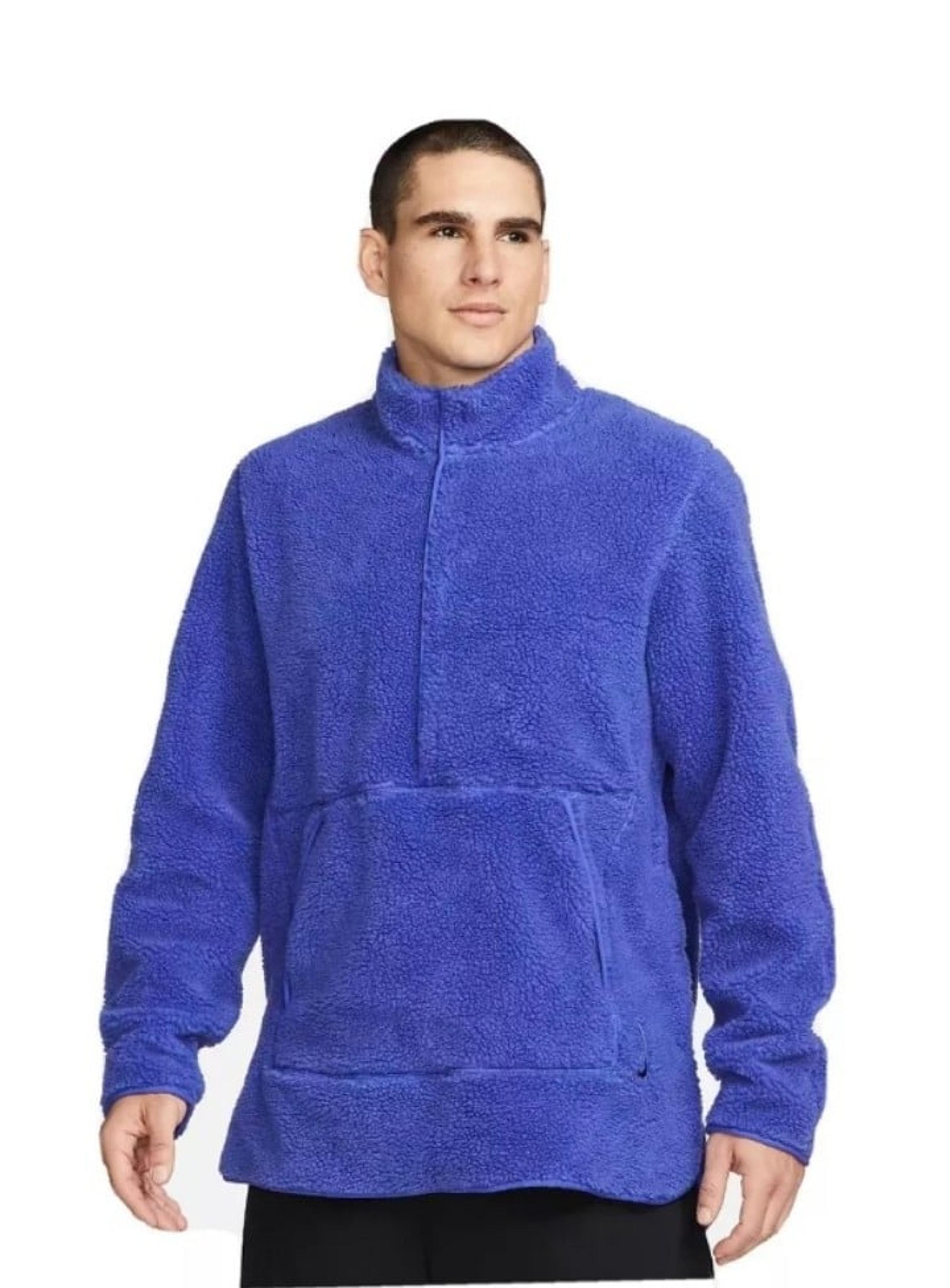 Nike Men's Yoga Sherpa Fleece Pullover Jacket- XL