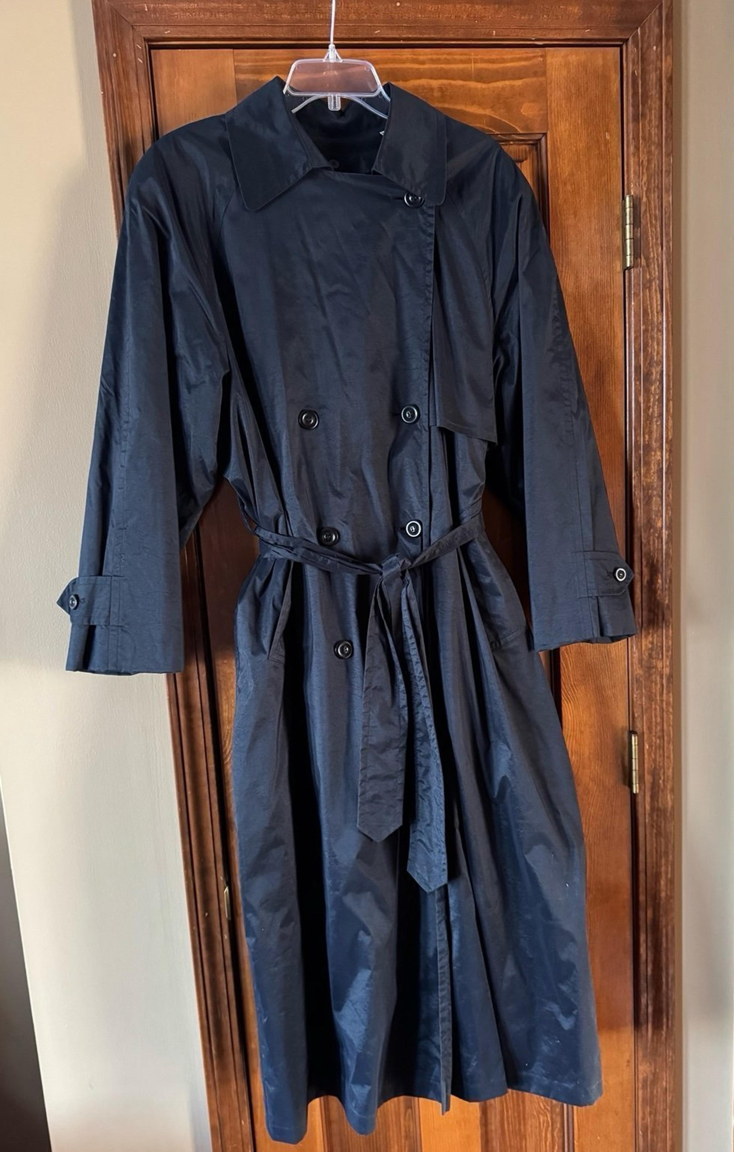 Vintage London Fog Washable Double Breasted Trench Coat with Removable Liner-L