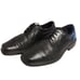 Ecco Helsinki Oxford Men's EUR 44 US 10-10.5 Black Leather Cap Toe Lace Up Shoes