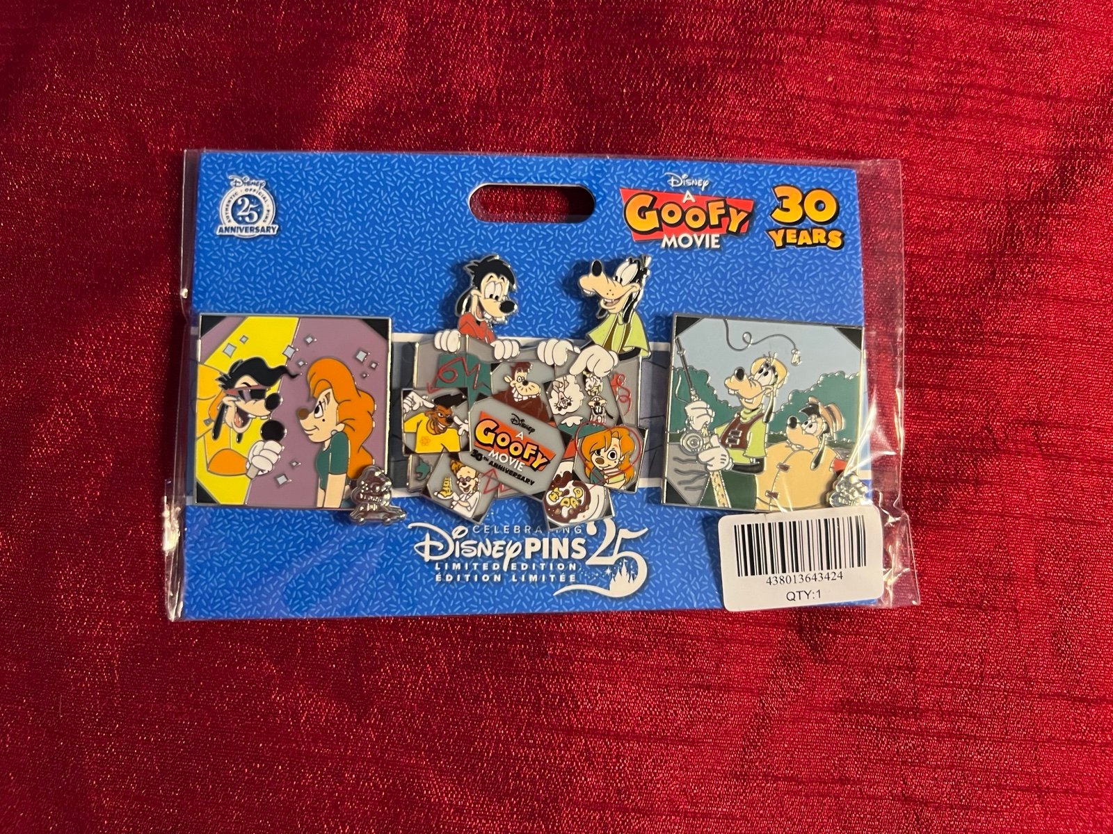 2025 Disney Store A Goofy Movie 30th Anniversary 3 pin set LE 750