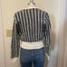 Anthropologie Maeve Black and White Cardigan