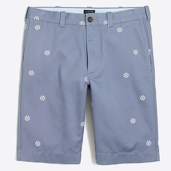 J. Crew Factory Rivington 11 Printed Chino Shorts NWT