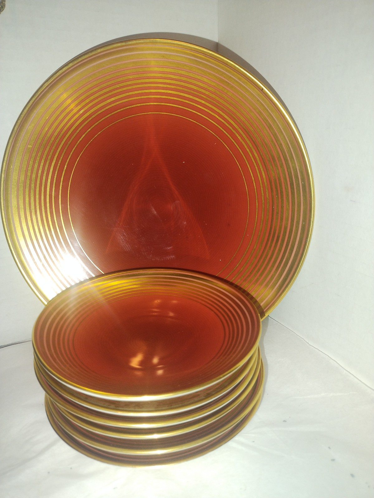 Furstenberg Germany Porcelain Bowl and Plates Set